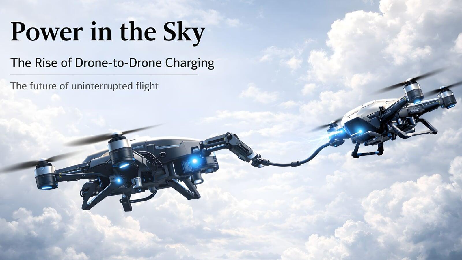 Power In The Sky: The Rise Of Drone-To-Drone Charging  